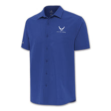 Load image into Gallery viewer, Air Force Activate Short Sleeve Woven Shirt (Royal)