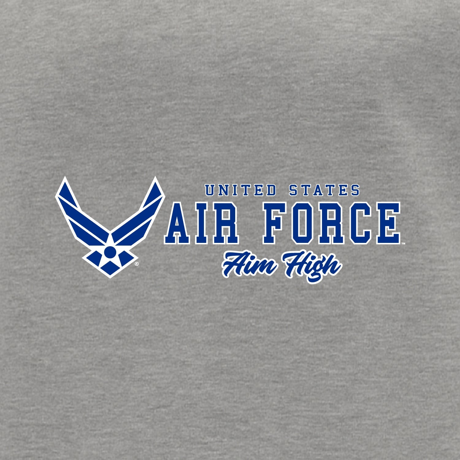 United States Air Force Aim High Logo Crewneck