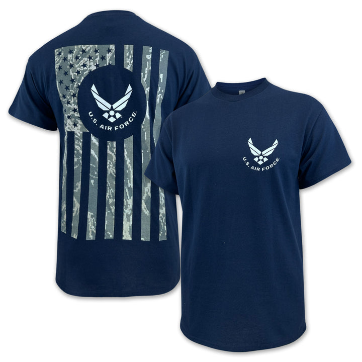 Air Force Camo Flag T-Shirt (Navy)