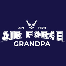 Load image into Gallery viewer, Air Force Grandpa T-Shirt (Navy)