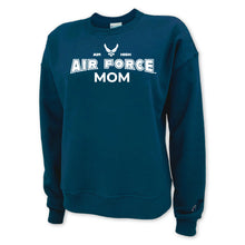 Load image into Gallery viewer, Air Force Champion Mom Ladies Crewneck (Blue)