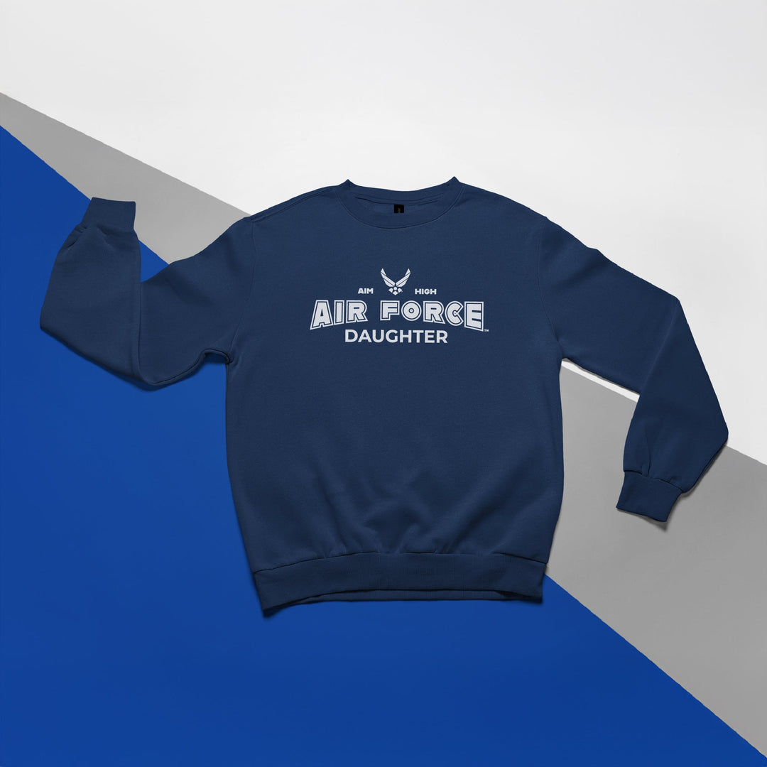 Air Force Daughter Crewneck (Navy)