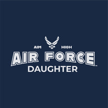 Load image into Gallery viewer, Air Force Daughter Ladies T-Shirt (Navy)