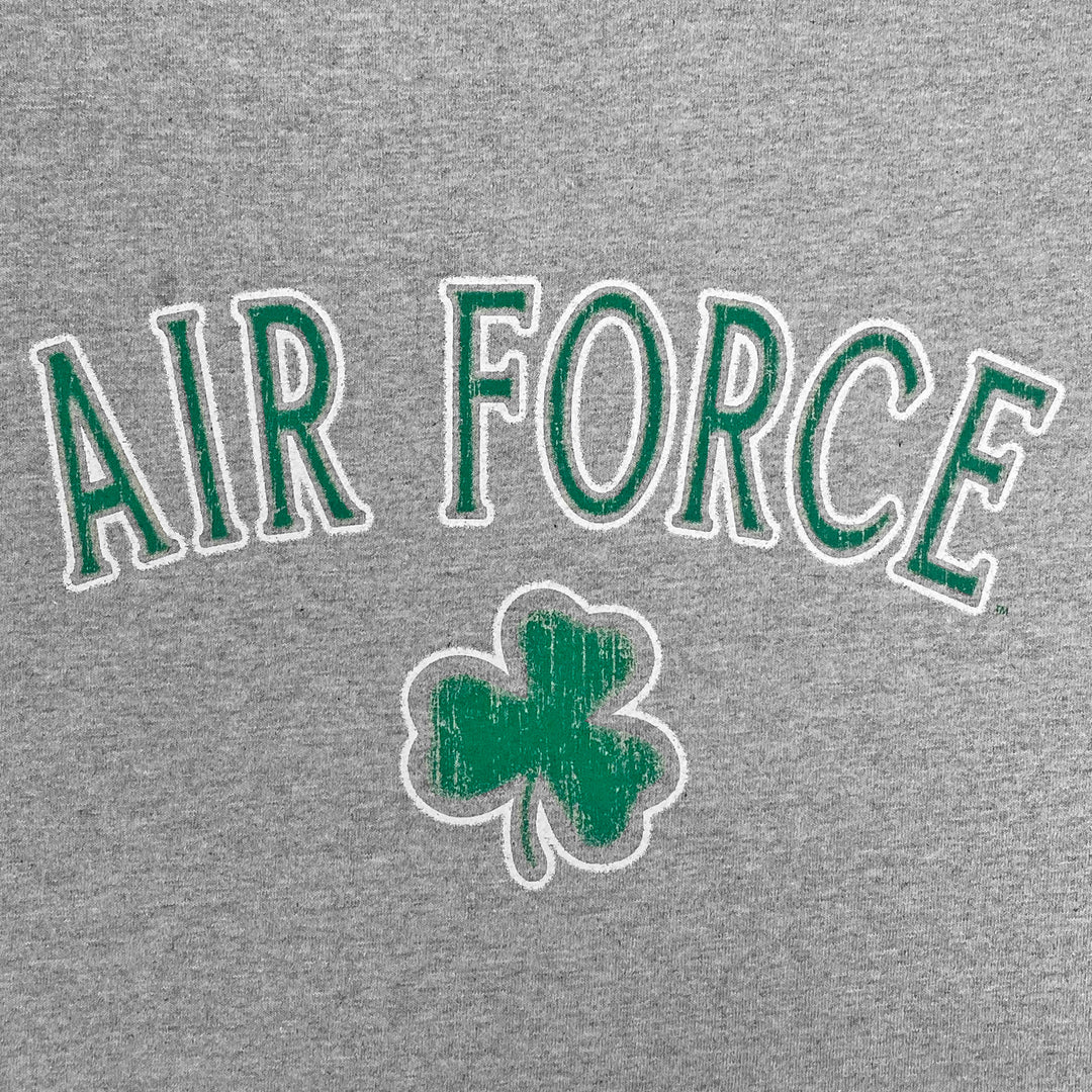 Air Force Distressed Shamrock T-Shirt (Grey)