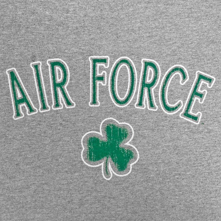 Air Force Distressed Shamrock T-Shirt (Grey)