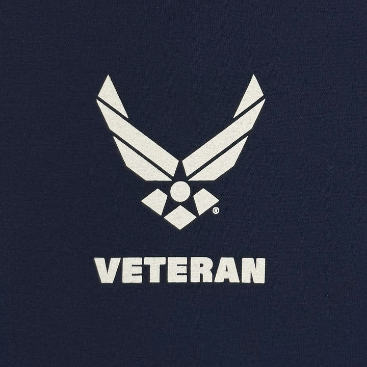 Air Force Veteran Flag T-Shirt (Navy)