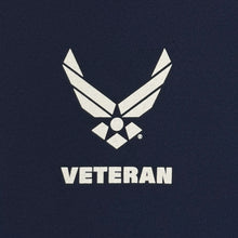 Load image into Gallery viewer, Air Force Veteran Flag T-Shirt (Navy)