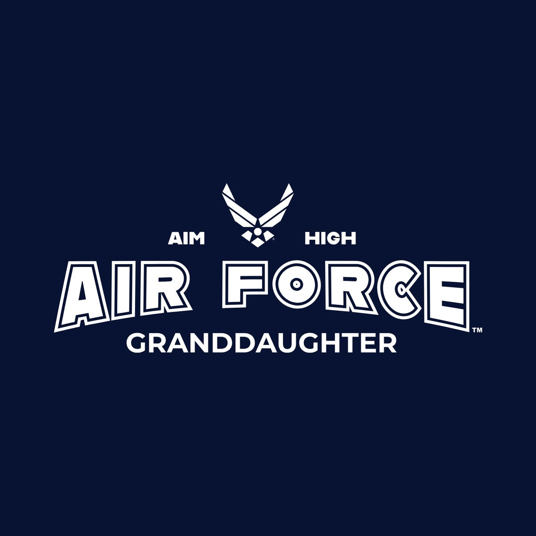 Air Force Granddaughter Youth T-Shirt (Navy)