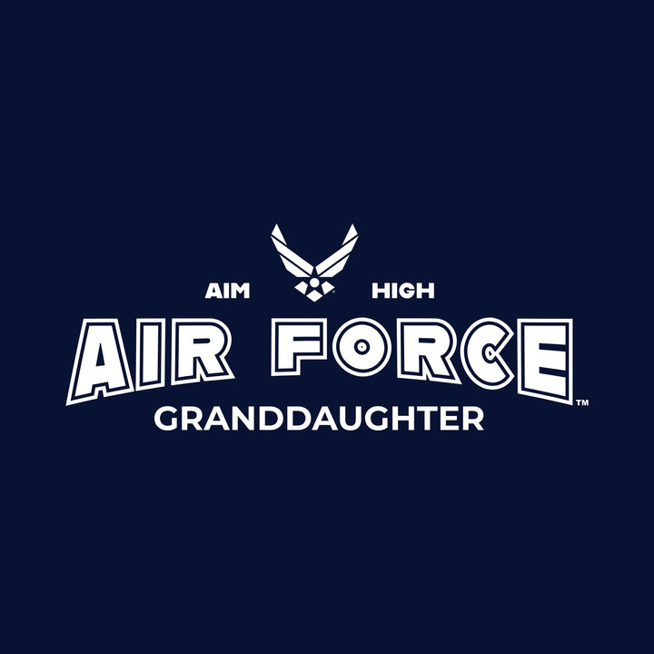Air Force Granddaughter Youth T-Shirt (Navy)