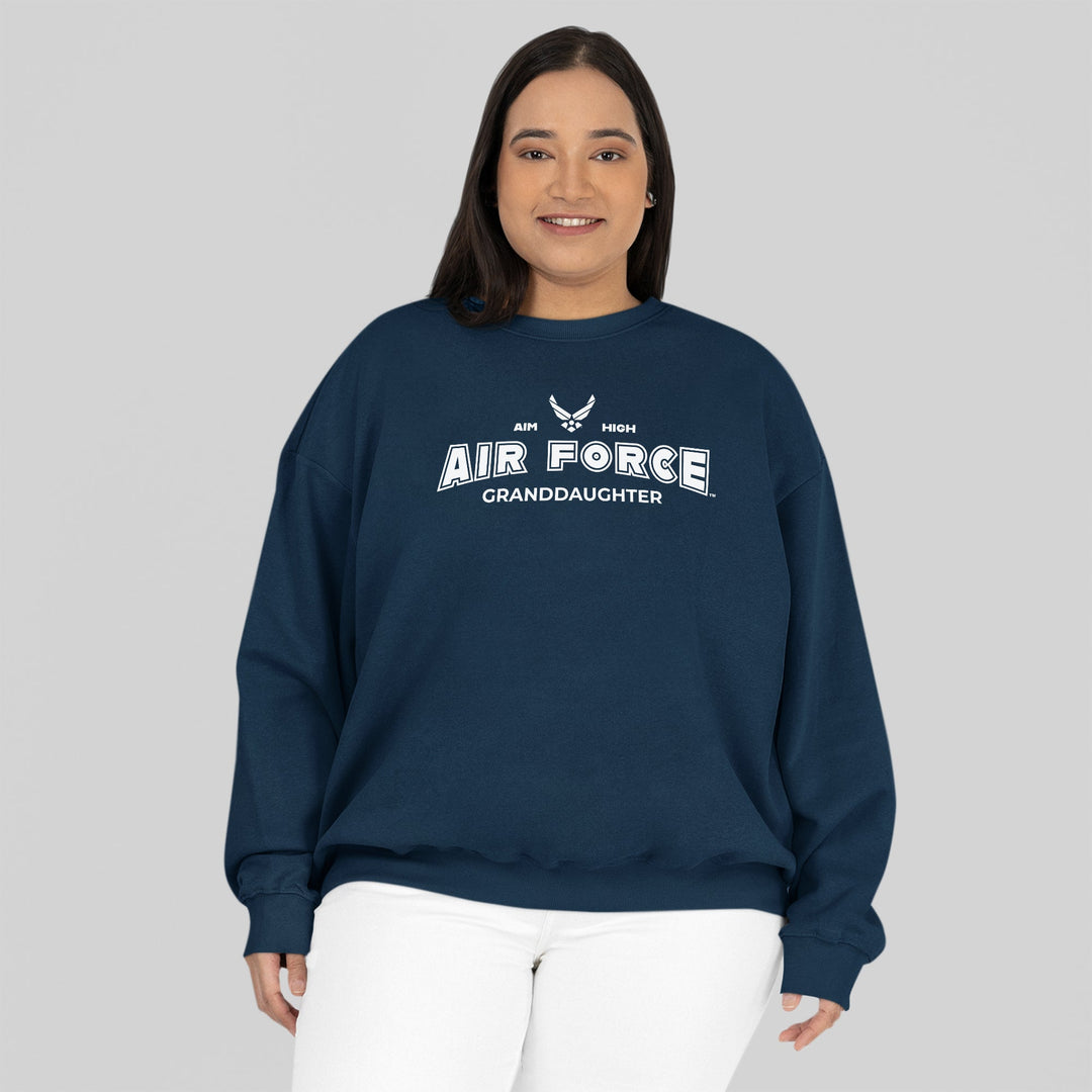Air Force Granddaughter Crewneck (Navy)