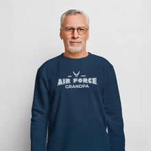 Load image into Gallery viewer, Air Force Grandpa Crewneck (Navy)