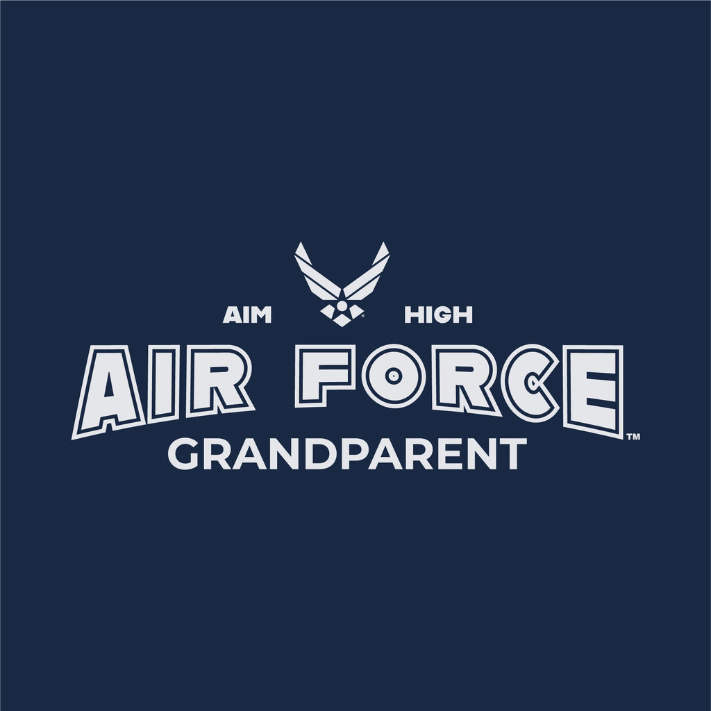 Air Force Grandparent Ladies T-Shirt (Navy)