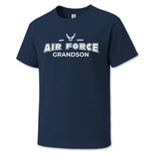 Load image into Gallery viewer, Air Force Grandson Youth T-Shirt (Navy)