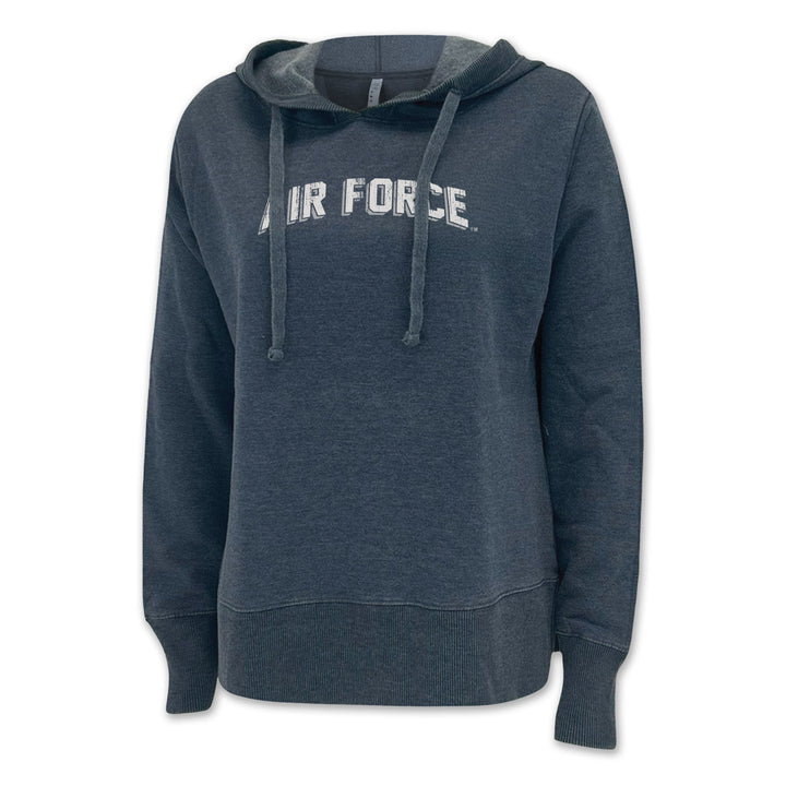 Air Force Ladies Distressed Arch Hood (Washed Navy)