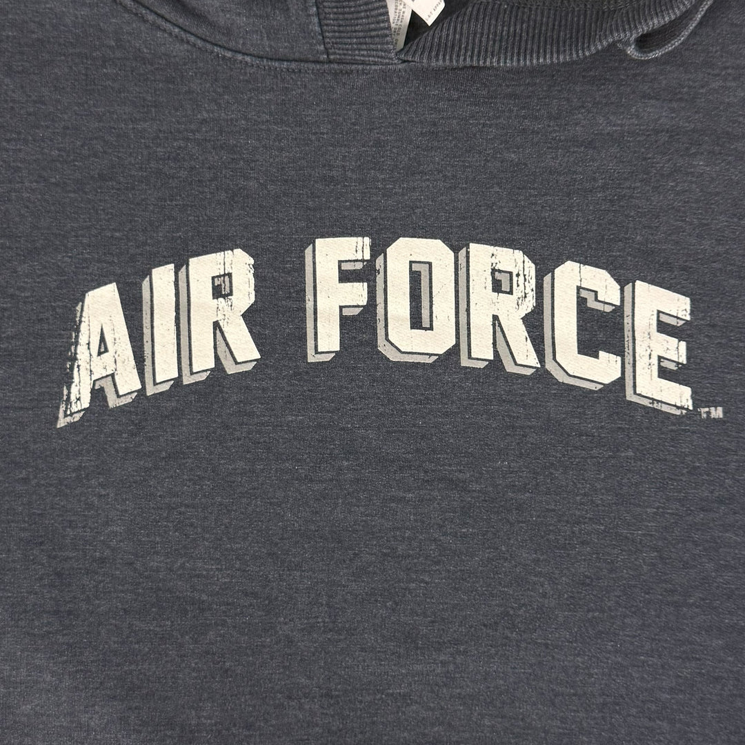 Air Force Ladies Distressed Arch Hood (Washed Navy)
