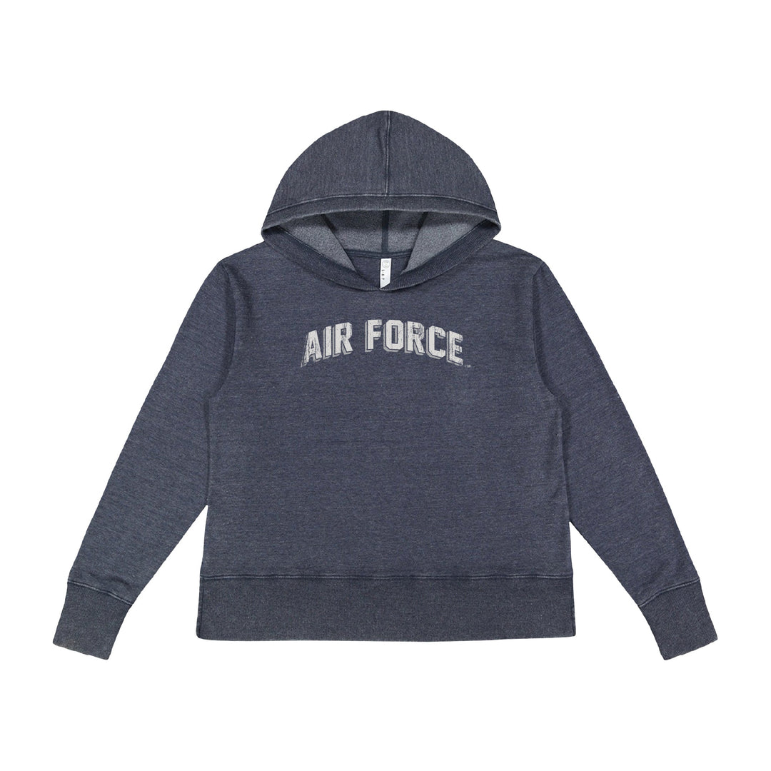 Air Force Ladies Distressed Arch Hood (Washed Navy)
