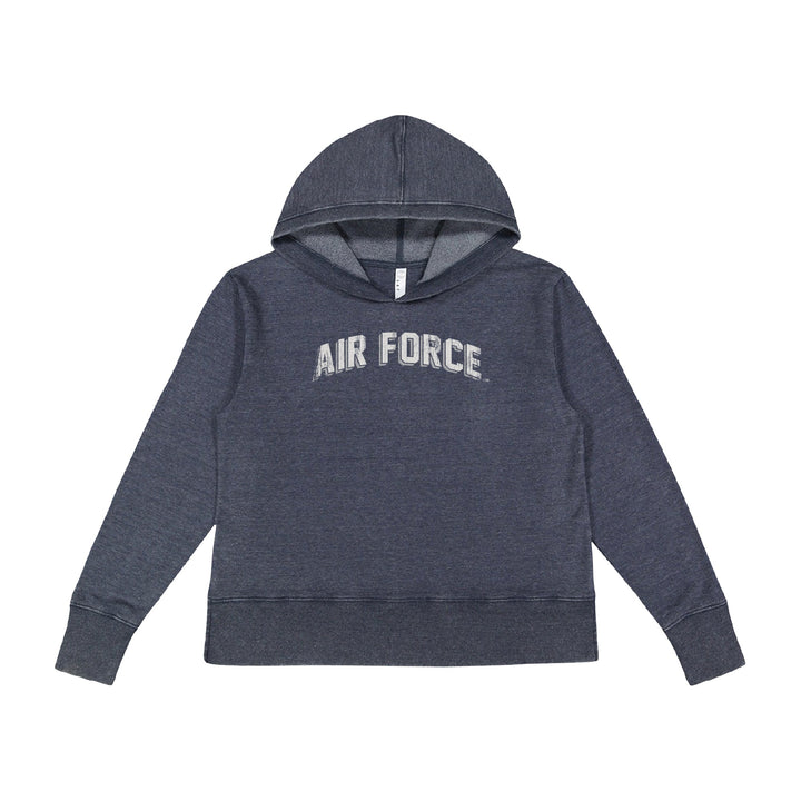 Air Force Ladies Distressed Arch Hood (Washed Navy)