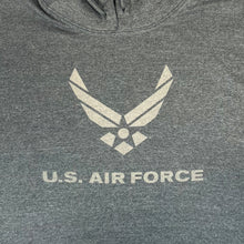 Load image into Gallery viewer, Air Force Reflective Logo Hood (Charcoal)