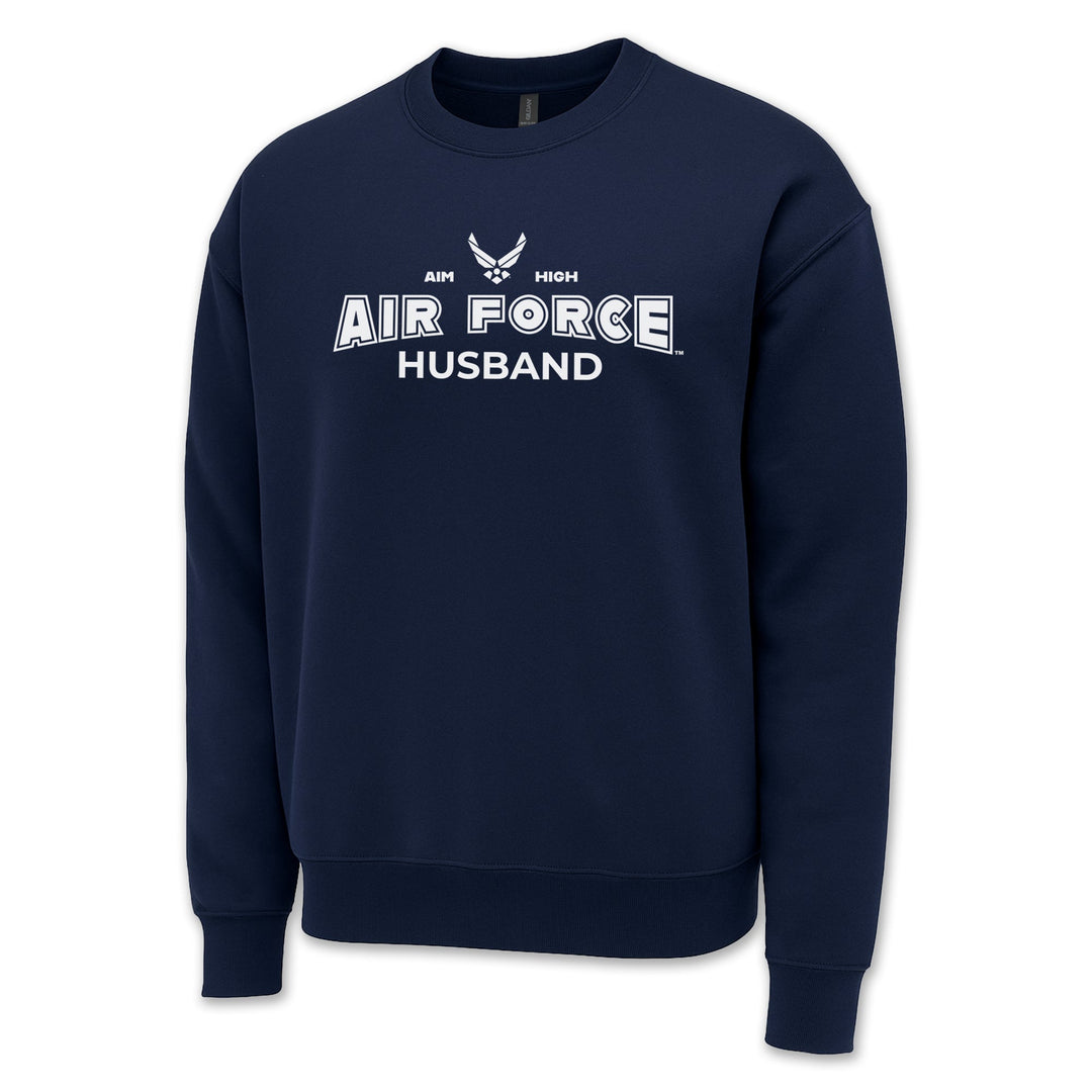 Air Force Husband Crewneck (Navy)