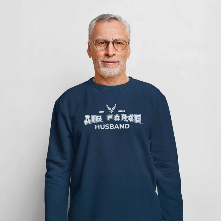 Air Force Husband Crewneck (Navy)