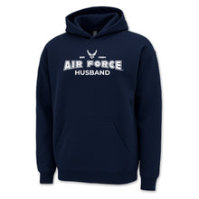 Load image into Gallery viewer, Air Force Husband Hood (Navy)
