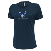 Load image into Gallery viewer, Air Force Ladies Wings Logo T-Shirt