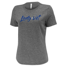 Load image into Gallery viewer, Air Force Lady Vet Full Chest Logo Ladies T-Shirt