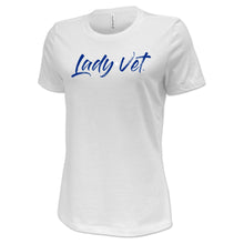 Load image into Gallery viewer, Air Force Lady Vet Full Chest Logo Ladies T-Shirt