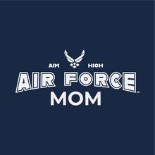 Load image into Gallery viewer, Air Force Mom Ladies T-Shirt (Navy)