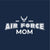 Air Force Mom Ladies T-Shirt (Navy)