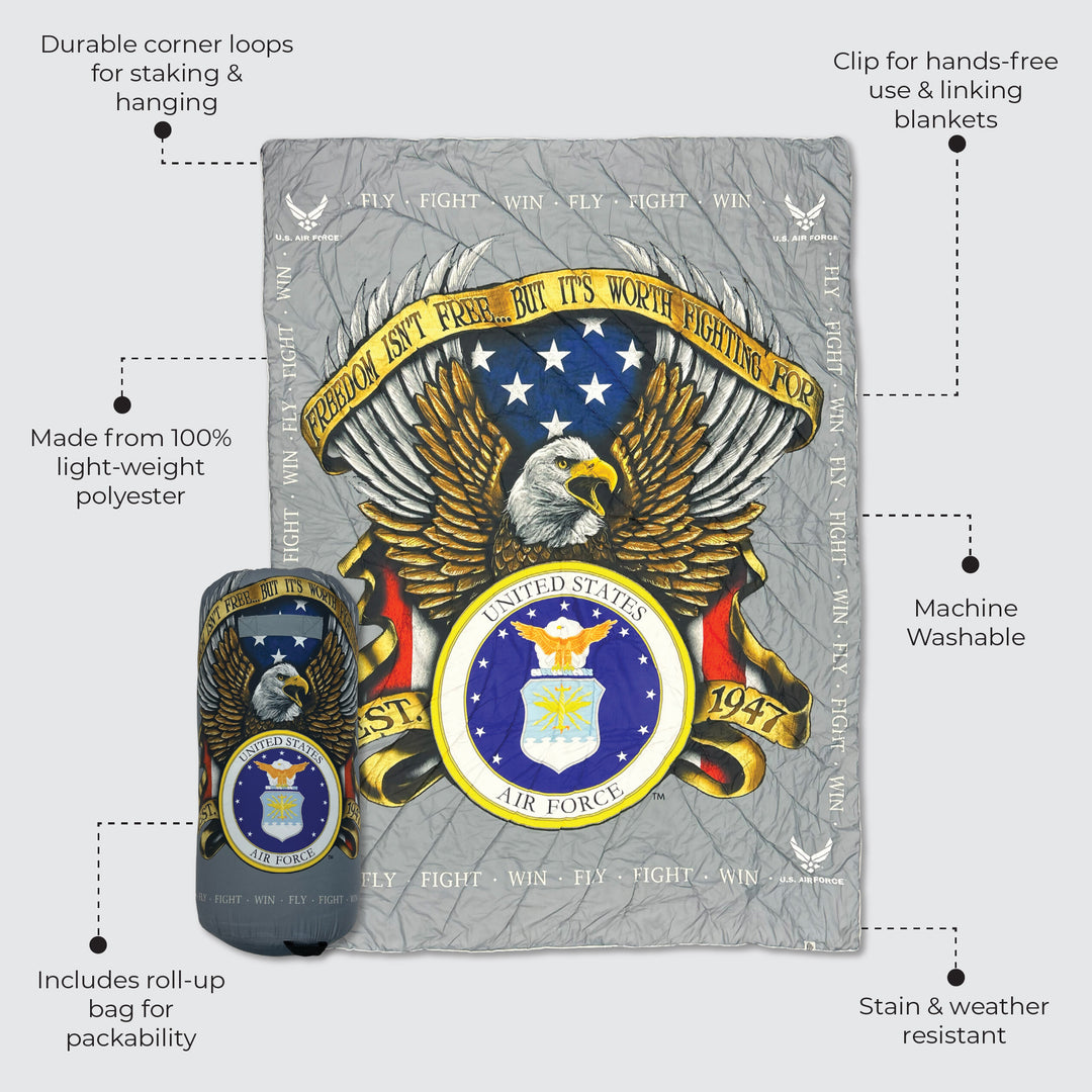Air Force Puffy Blanket