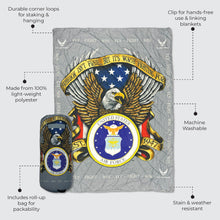 Load image into Gallery viewer, Air Force Puffy Blanket