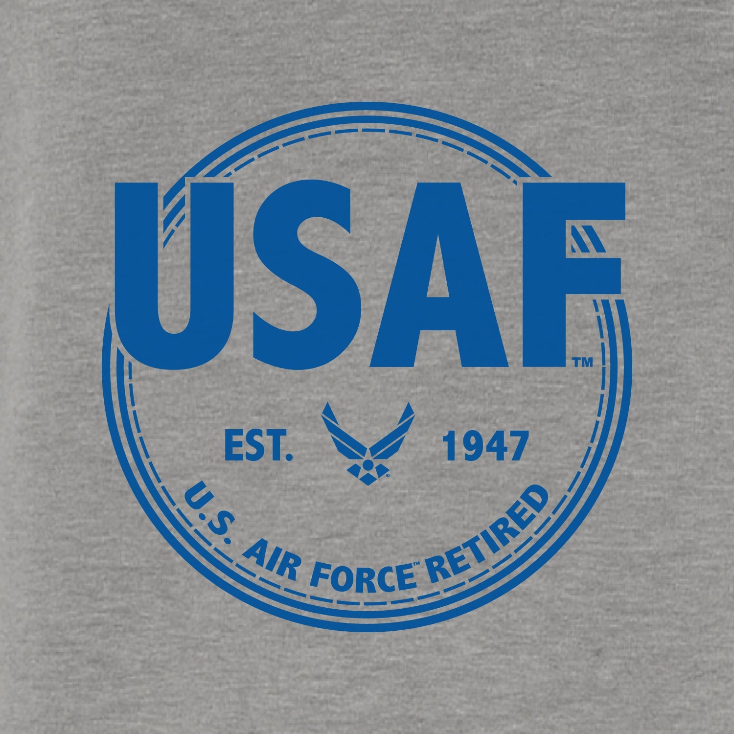 Air Force Retired Left Chest Full Zip