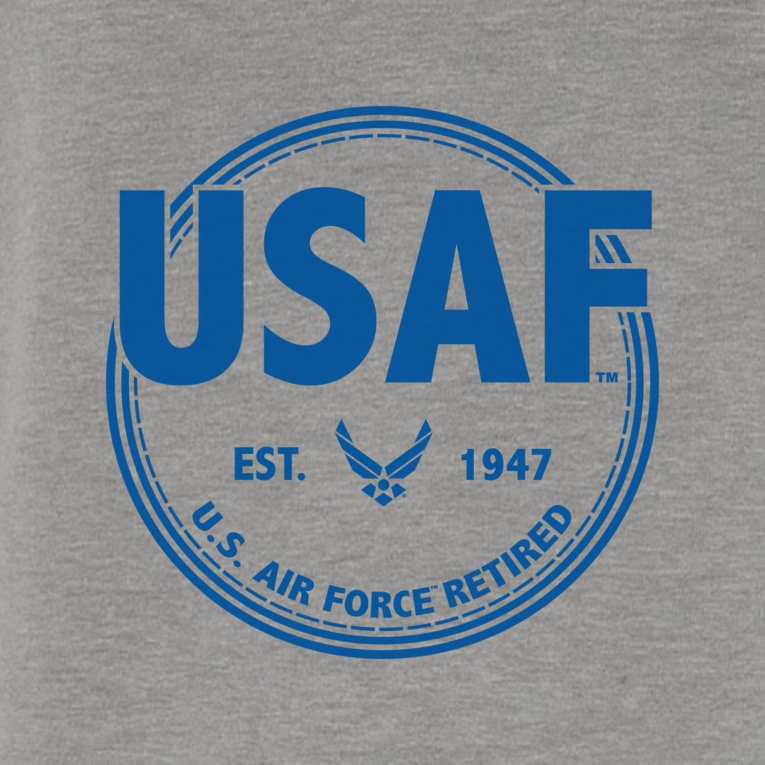 Air Force Retired Left Chest Full Zip