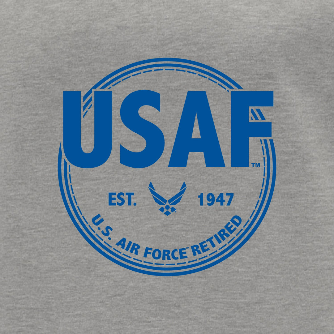 Air Force Retired Left Chest Crewneck