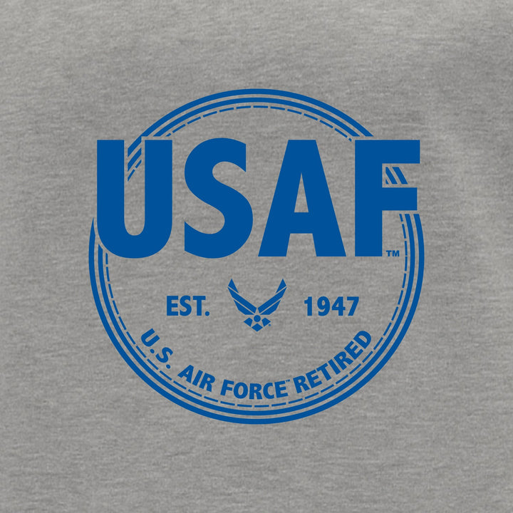 Air Force Retired Left Chest Crewneck