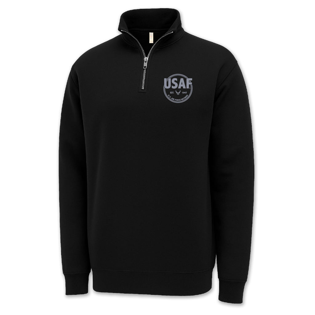 Air Force Retired Left Chest 1/4 Zip