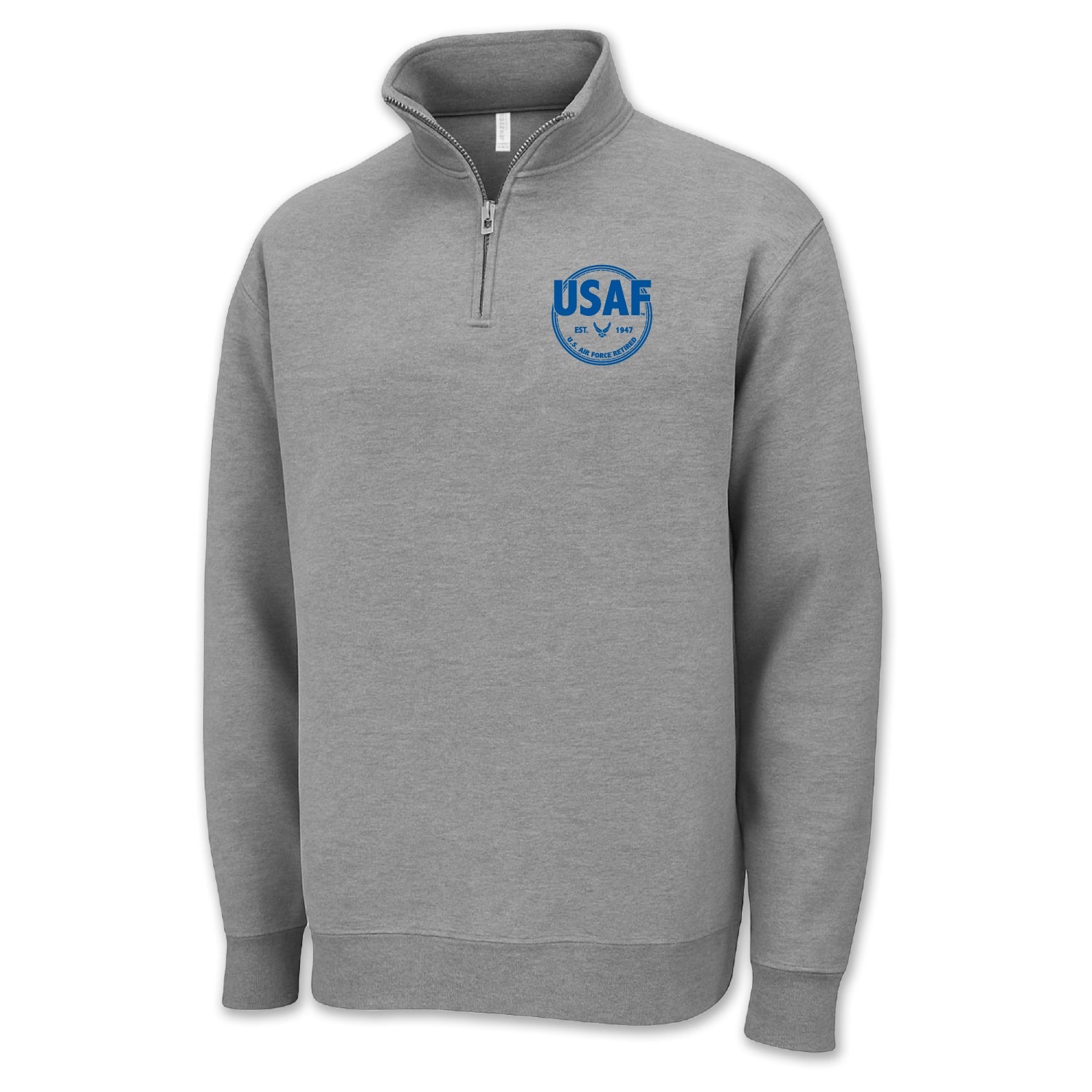 Air Force Retired Left Chest 1/4 Zip