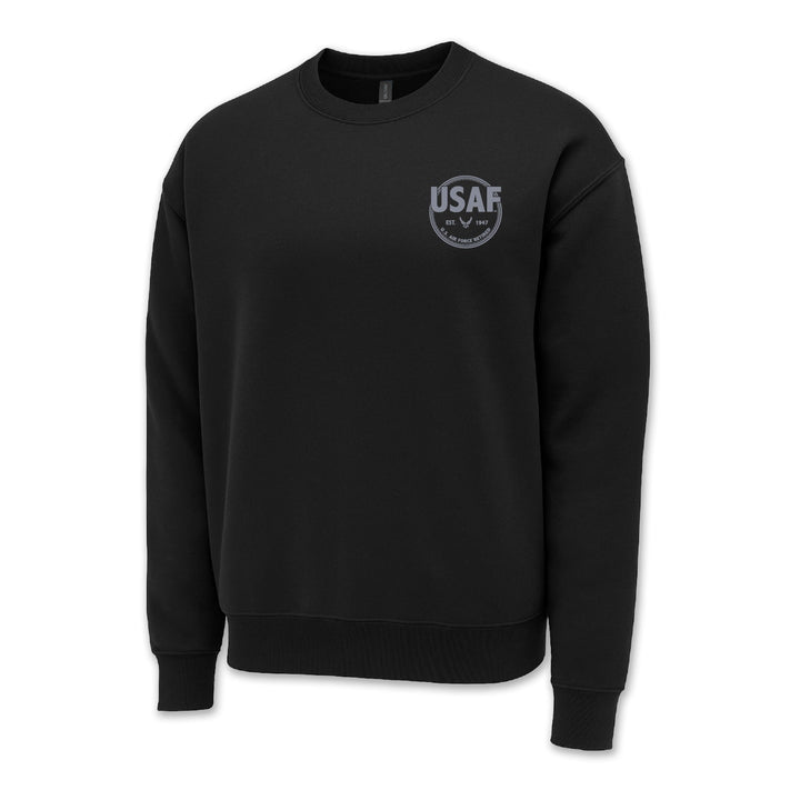 Air Force Retired Left Chest Crewneck