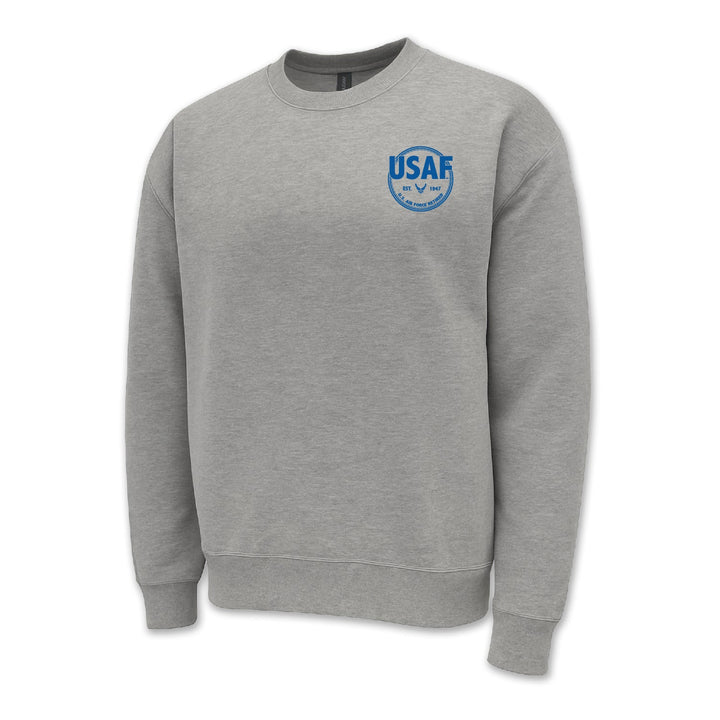 Air Force Retired Left Chest Crewneck