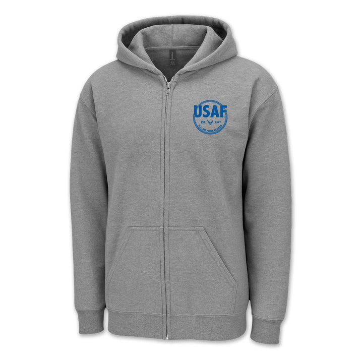 Air Force Retired Left Chest Full Zip
