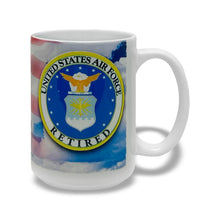 Load image into Gallery viewer, Air Force Seal Retired Mug