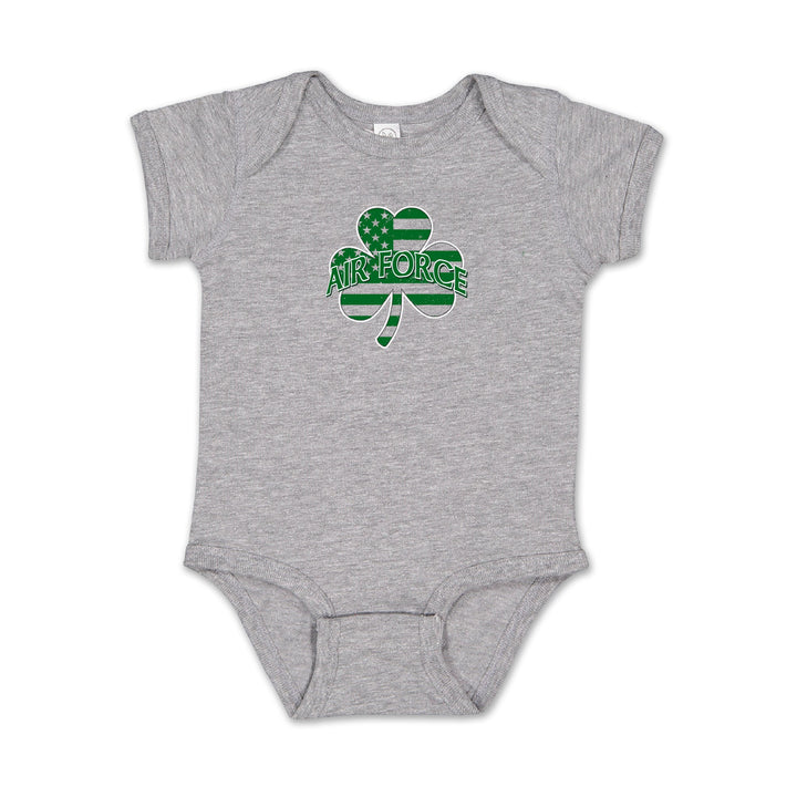 Air Force Shamrock Infant Romper