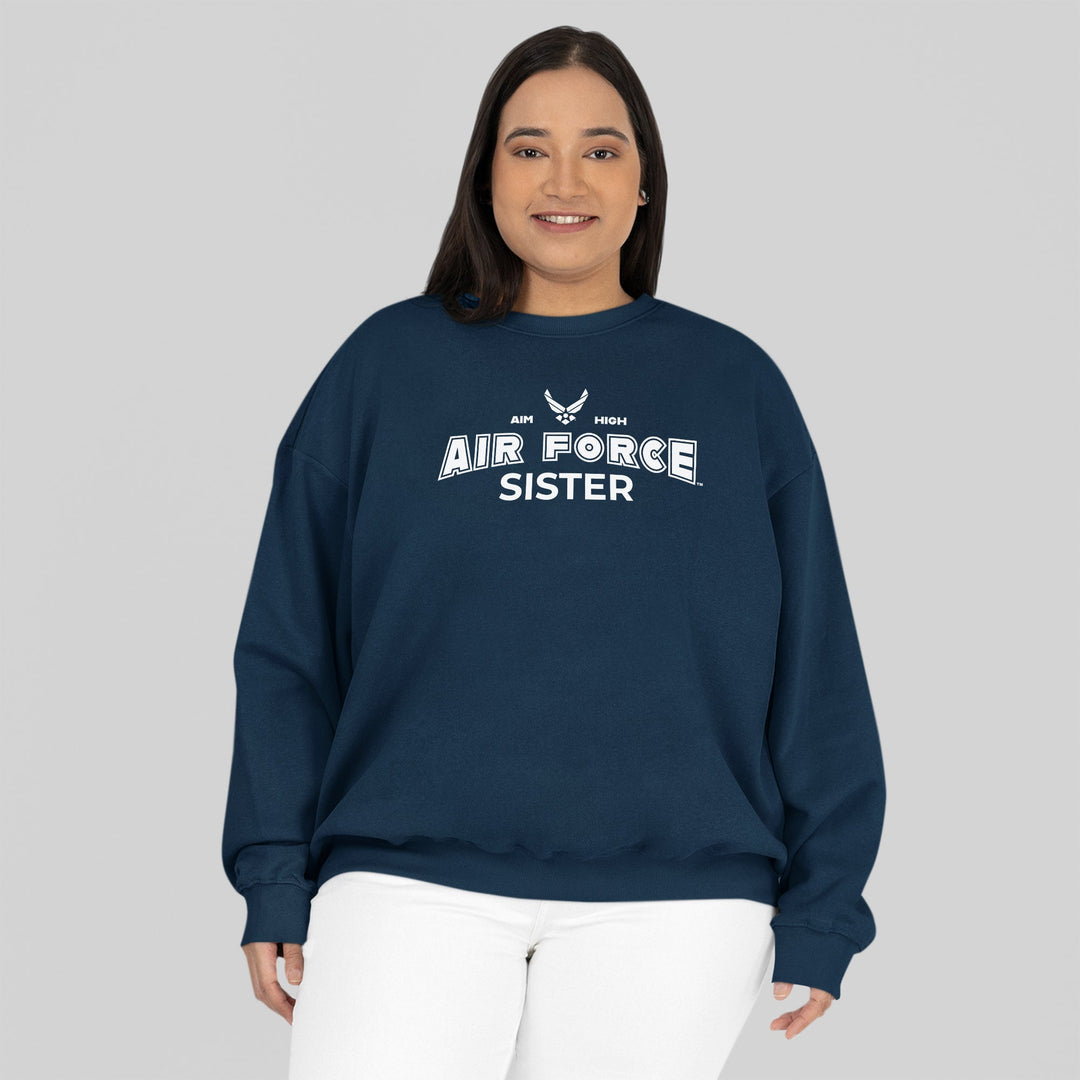 Air Force Sister Crewneck (Navy)