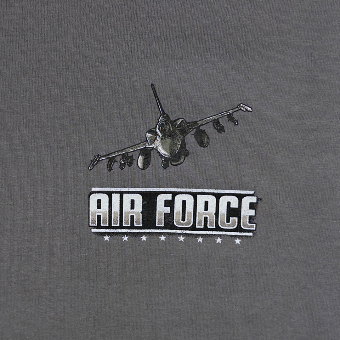 Air Force These Colors Don't Run Flag T-Shirt (Charcoal)
