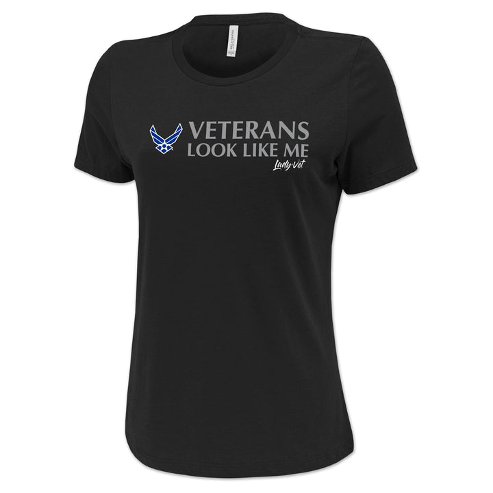Air Force Vet Looks Like Me Ladies T-Shirt