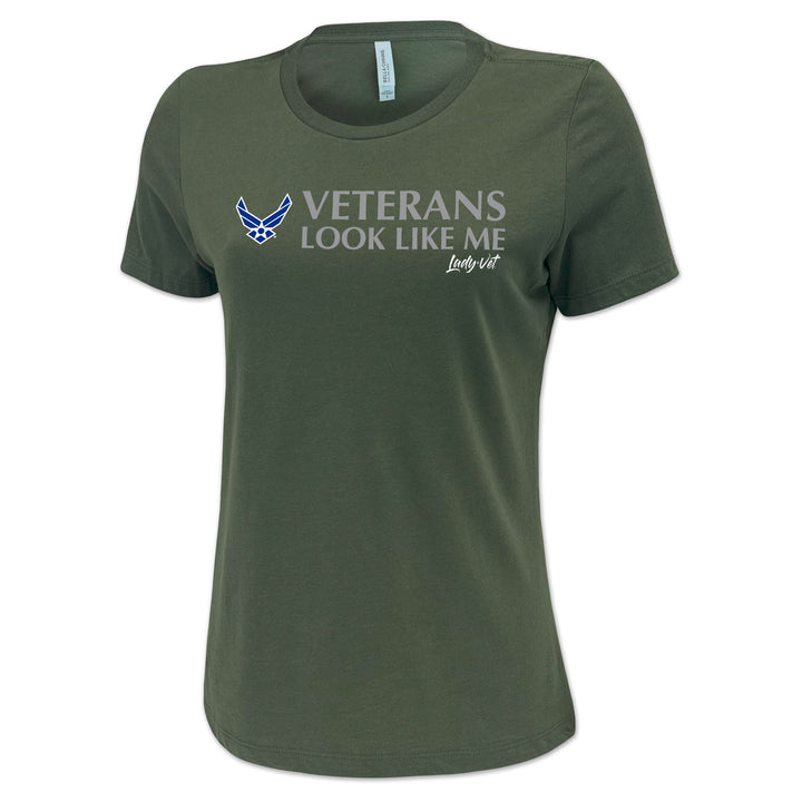 Air Force Vet Looks Like Me Ladies T-Shirt