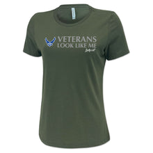 Load image into Gallery viewer, Air Force Vet Looks Like Me Ladies T-Shirt