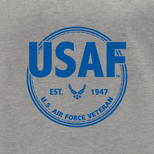 Load image into Gallery viewer, Air Force Veteran Left Chest Crewneck