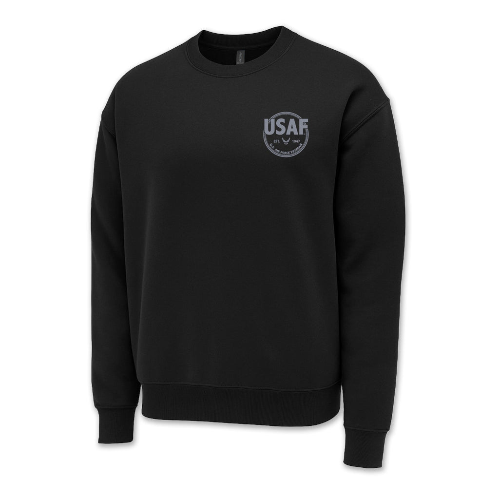 Air Force Veteran Left Chest Crewneck